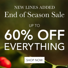 Up to 60% off everything