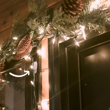 Command Clips for Hanging Christmas Decorations and Fairy Lights