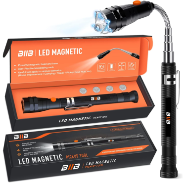 BIIB LED Magnetic Tool - Upgraded Premium Black