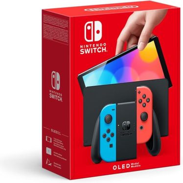 Nintendo Switch (OLED Model) - Neon Blue/Neon Red