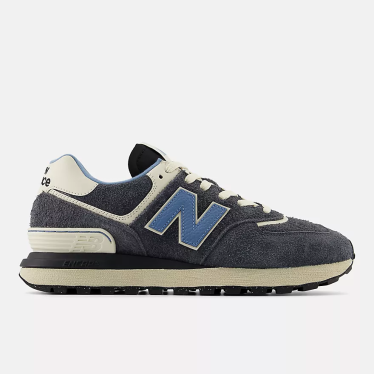 New balance Men's 574 LEGACY Shoes Black with Blue