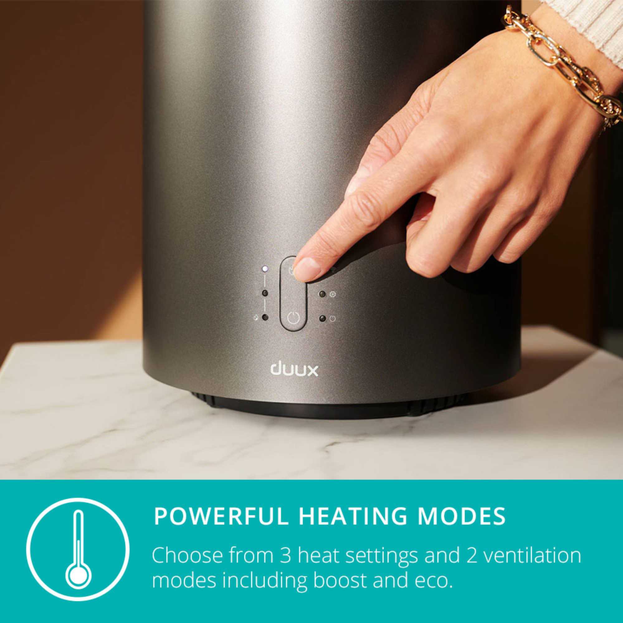 DXCH09UK Portable Smart Heater - Grey