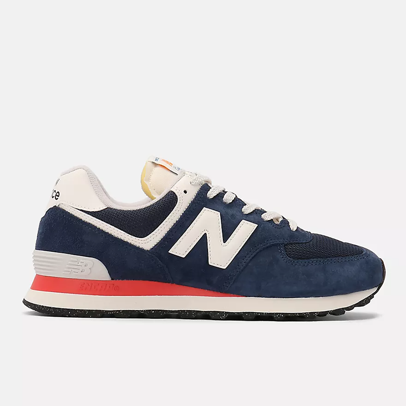 New balance 574 Unisex Shoes Navy with Sea Salt