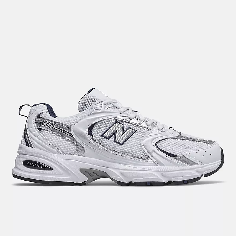 New balance 530 Men's Shoes White with Natural Indigo
